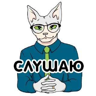 🫡 emoji Кот RезидентЪ Telegram sticker 12 of 12