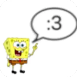 😸 emoji Spongebob🦶🦶🦶 Telegram sticker 20 of 23