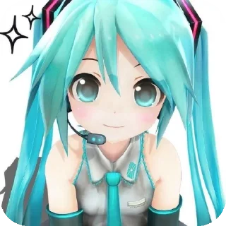 👍 emoji Miku Telegram sticker 19 of 30