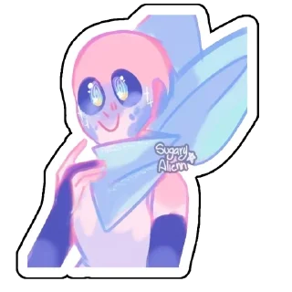 😇 emoji Blueink Telegram sticker 11 of 22