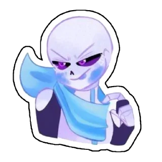 😏 emoji Blueink Telegram sticker 5 of 22