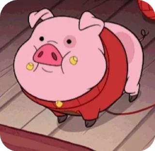 🐽 emoji 𝑾𝒂𝒅𝒅𝒍𝒆𝒔 @gravityfalls_st 👁️⃤ Telegram sticker 10 of 36