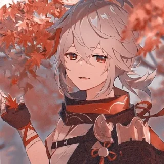 🍃 emoji Kaedehara Kazuha the best Telegram sticker 8 of 80