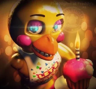 🌟 emoji БОЛЬШЕ ⇨ @CLOOBHUB ТОЙ ЧИКА ФНАФ TOY CHICA FNAF Telegram sticker 7 of 40