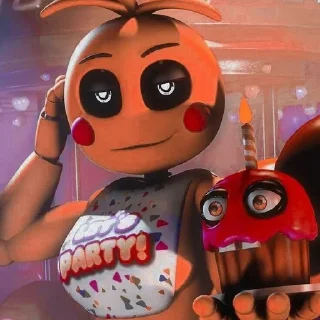 🌟 emoji БОЛЬШЕ ⇨ @CLOOBHUB ТОЙ ЧИКА ФНАФ TOY CHICA FNAF Telegram sticker 12 of 40