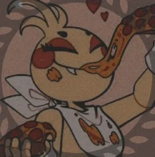 🌟 emoji БОЛЬШЕ ⇨ @CLOOBHUB ТОЙ ЧИКА ФНАФ TOY CHICA FNAF Telegram sticker 24 of 40