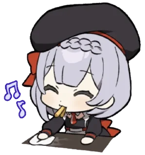 Sticker from чиби геншин ☆🍣! @vivicore