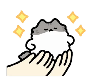 🐈‍⬛ emoji ꒰@ofigila꒱ : 고양이 ! Telegram sticker 4 of 23