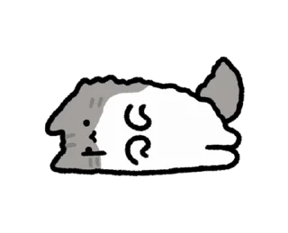 🐈‍⬛ emoji ꒰@ofigila꒱ : 고양이 ! Telegram sticker 14 of 23