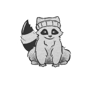 🦝 emoji Миу Мау Telegram sticker 17 of 60