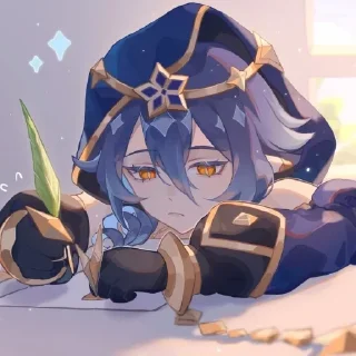 🌌 emoji Layla Genshin Impact (⁠*⁠´⁠ω⁠｀⁠*⁠) Telegram sticker 24 of 76
