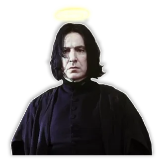 😇 emoji ٩(๑･ิᴗ･ิ)۶ Severus_Snape Telegram sticker 23 of 51
