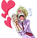 😍 emoji One Piece Telegram sticker 5 of 120