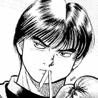 😕 emoji Hajime_no_Ippo Telegram sticker 12 of 120