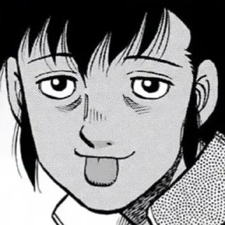 😛 emoji Hajimenoippo stickers Telegram sticker 9 of 24