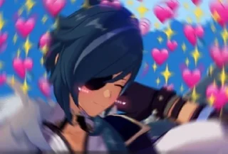 ❤️ emoji тот самый, который выбрал вилку Telegram sticker 23 of 35