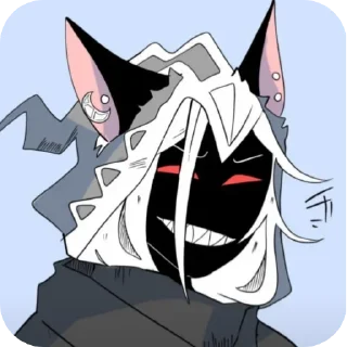 😏 emoji Адский кот Telegram sticker 1 of 92