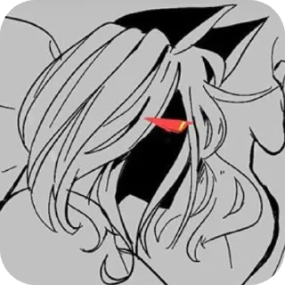 😞 emoji Адский кот Telegram sticker 20 of 92