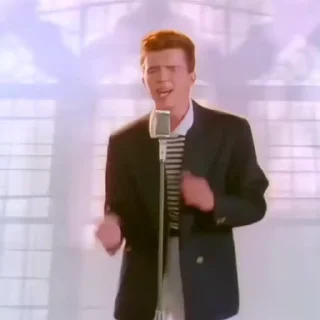 🎙 emoji Rick Astley Telegram sticker 6 of 37