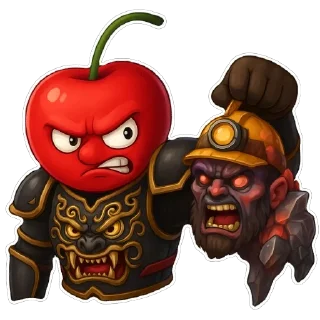 Sticker from ЧЕРЕШНЯ # Youtube 🍒