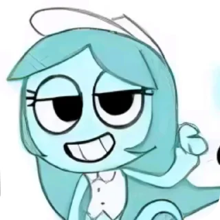 👻 emoji 𝆹𝅥 𝆭  –ℂ𝕠𝕟𝕟𝕚𝕖!!『🩵👻』 Telegram sticker 13 of 120