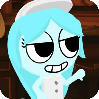 👻 emoji 𝆹𝅥 𝆭  –ℂ𝕠𝕟𝕟𝕚𝕖!!『🩵👻』 Telegram sticker 16 of 120