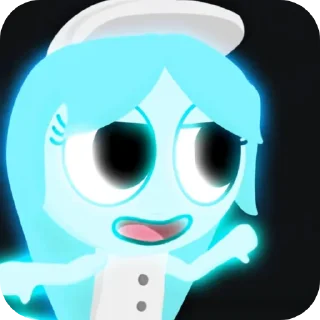 👻 emoji 𝆹𝅥 𝆭  –ℂ𝕠𝕟𝕟𝕚𝕖!!『🩵👻』 Telegram sticker 22 of 120
