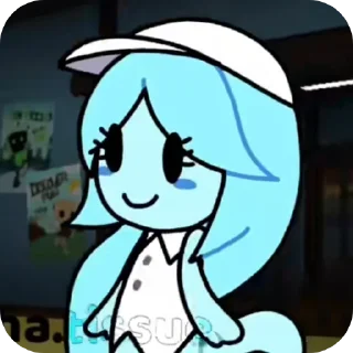 👻 emoji 𝆹𝅥 𝆭  –ℂ𝕠𝕟𝕟𝕚𝕖!!『🩵👻』 Telegram sticker 4 of 120