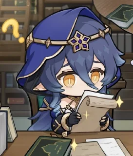 💙 emoji Layla Genshin Impact (⁠*⁠´⁠ω⁠｀⁠*⁠) Telegram sticker 4 of 76
