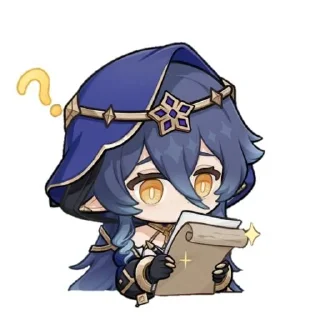 💙 emoji Layla Genshin Impact (⁠*⁠´⁠ω⁠｀⁠*⁠) Telegram sticker 12 of 76