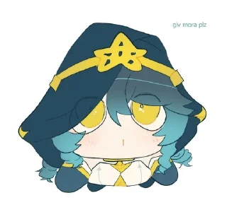 💙 emoji Layla Genshin Impact (⁠*⁠´⁠ω⁠｀⁠*⁠) Telegram sticker 17 of 76
