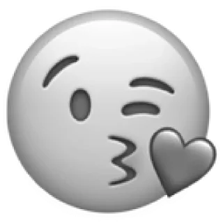 🤩 emoji grey & @PremsStickers 01 Telegram sticker 17 of 120