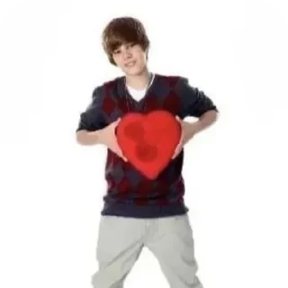❤️ emoji джастин бибер by: @meffessd Telegram sticker 9 of 36