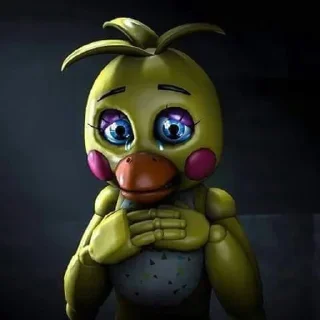🌟 emoji БОЛЬШЕ ⇨ @CLOOBHUB ТОЙ ЧИКА ФНАФ TOY CHICA FNAF Telegram sticker 11 of 40