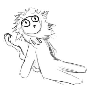 🤨 emoji лев котенок героинчик Telegram sticker 7 of 19