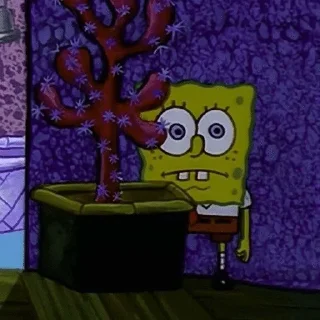 😳 emoji SPONGEFUCKINGBOB Telegram sticker 5 of 45