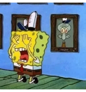 😢 emoji SPONGEFUCKINGBOB Telegram sticker 8 of 45