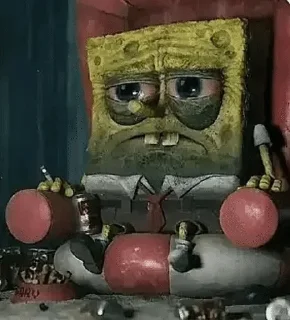 🤕 emoji SPONGEFUCKINGBOB Telegram sticker 22 of 45