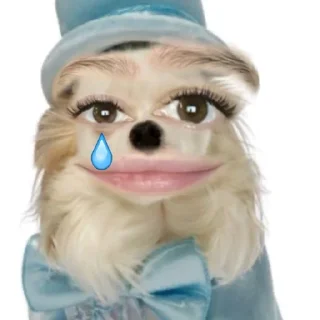 Sticker from У blue dog
