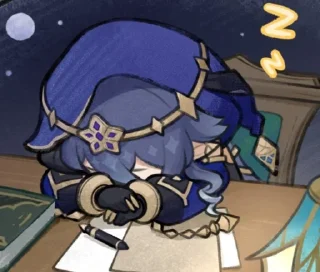 Sticker from Layla Genshin Impact (⁠*⁠´⁠ω⁠｀⁠*⁠)