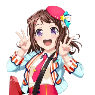 🌟 emoji kasumi toyama ! @garupopico Telegram sticker 7 of 120