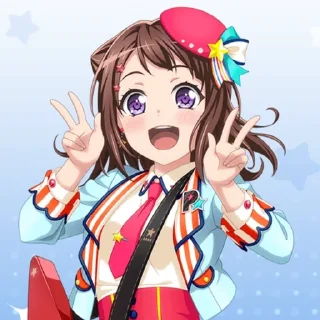 🌟 emoji kasumi toyama ! @garupopico Telegram sticker 6 of 120
