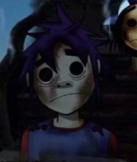 🙁 emoji 2-D (Gorillaz) Telegram sticker 23 of 120