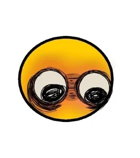 😅 emoji Cursed Telegram sticker 10 of 39