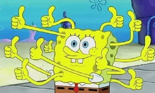 👍 emoji SpongeeeeBooob Telegram sticker 24 of 82