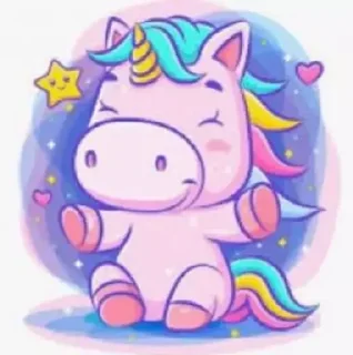 Sticker from Единорог-лошадь
