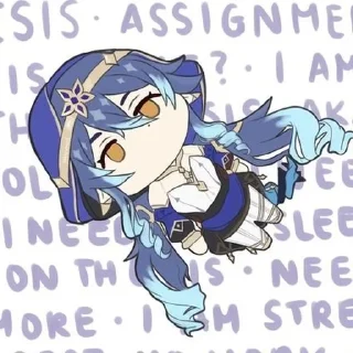 😶 emoji Layla/GI😴 Telegram sticker 15 of 41