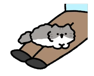 🐈‍⬛ emoji ꒰@ofigila꒱ : 고양이 ! Telegram sticker 9 of 23