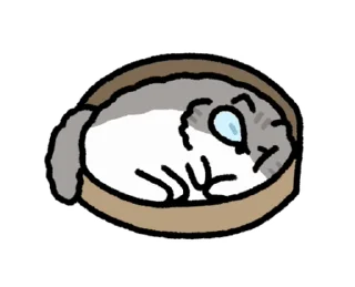 🐈‍⬛ emoji ꒰@ofigila꒱ : 고양이 ! Telegram sticker 20 of 23