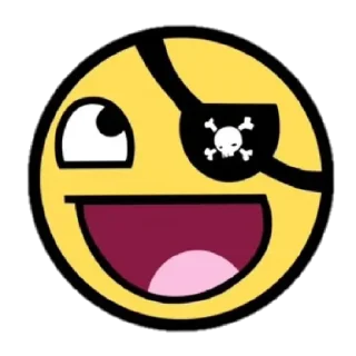 🏴‍☠️ emoji Epic Face Telegram sticker 17 of 42